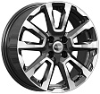 Кик КС1026 R16x6.5J 4x100 ET43 DIA60.1 Серебро - алмаз черный