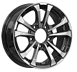 Скад Тундра R16x6.5J 5x139.7 ET40 DIA98.5 Черный бархат - алмаз графит