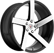 VISSOL V-080R R19x8.5J 5x120 ET15 DIA74.1 black-with-mach - black-with-mach