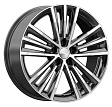 Скад Манчестер R19x7.5J 5x114.3 ET35 DIA67.1 Серебро - алмаз