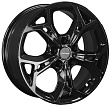 Khomen Wheels KHW1702 R17x7J 5x114.3 ET37 DIA66.5 Silver - black