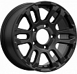 Скад Тайга R16x7J 5x139.7 ET40 DIA98.5 Селена-супер - черный матовый