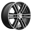 X'trike X-124 R17x7.5J 6x139.7 ET25 DIA106.1 HSB/FP - bkm/fp