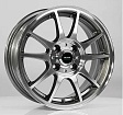 Megami MGM-5 R14x6J 4x98 ET35 DIA58.6 BKF - gmf
