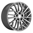 Khomen Wheels KHW1717 R17x7J 5x108 ET50 DIA63.3 Black-FP - f-silver