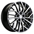 Khomen Wheels KHW1717 R17x7J 5x108 ET50 DIA63.3 Black-FP - gray-fp