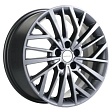 Khomen Wheels KHW1717 R17x7J 5x108 ET50 DIA63.3 Black-FP - gray