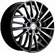 Khomen Wheels KHW1717 R17x7J 5x108 ET50 DIA63.3 Black-FP - black