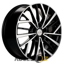 Khomen Wheels KHW1717 R17x7J 5x108 ET50 DIA63.3 Black-FP